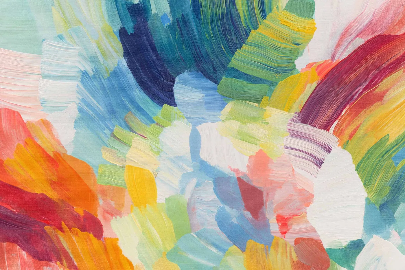 Joyful Strokes — Colorful Abstract artwork